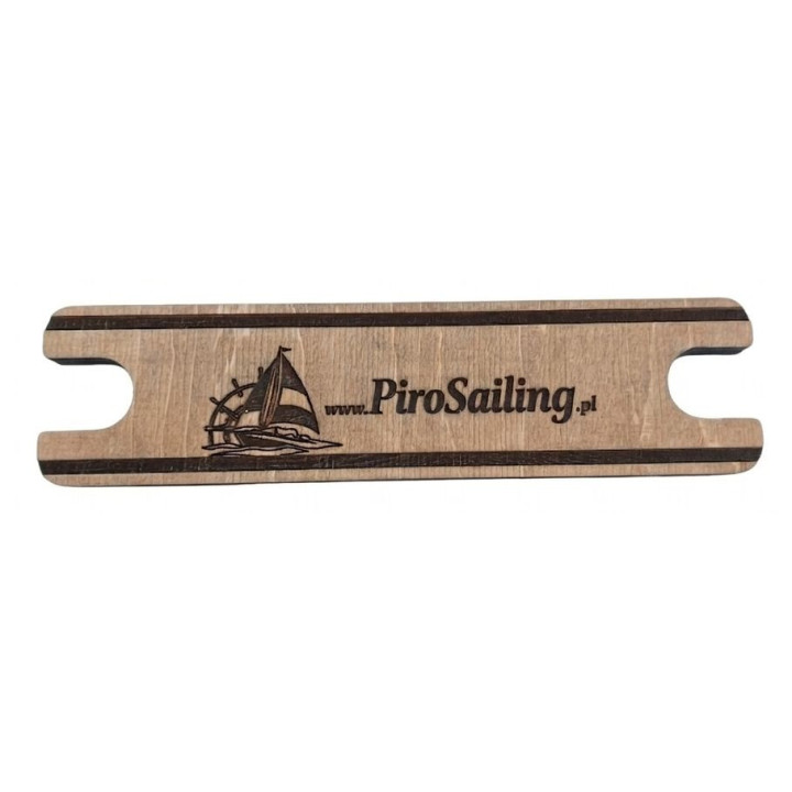 kopia Stopień do drabinki jachtowej sklejka 10 mm 23x6 cm – personalizacja, grawer logo, różne kształty