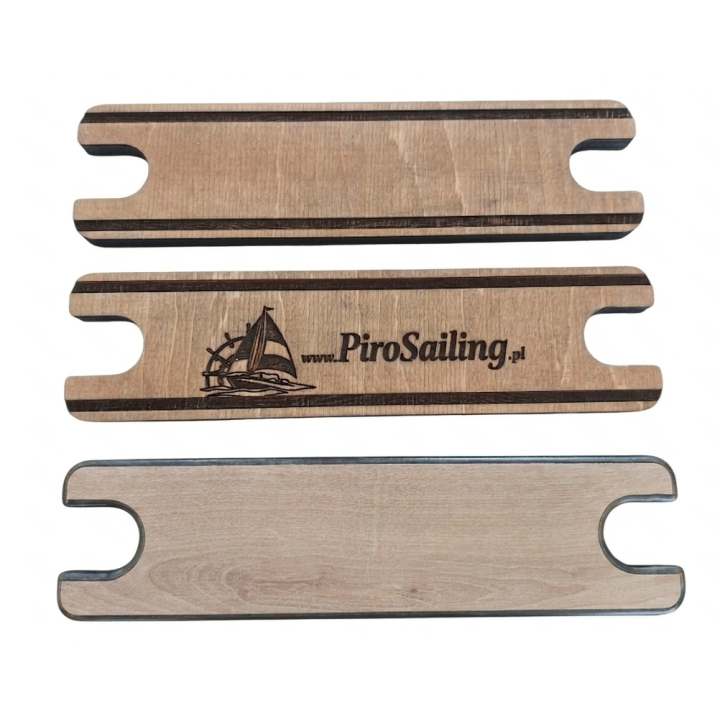 copy of Stopień do drabinki jachtowej HPL 12 mm 23x6 cm – personalizacja, grawer logo, różne kształty