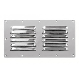 Kratka wentylacyjna jachtowa 230x115 mm – stal nierdzewna | Marine