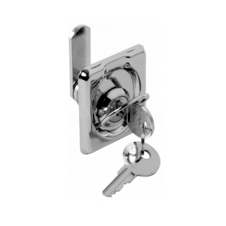 Zamek do sztorcklapy z kluczem 55×49 mm – stal nierdzewna AISI 304